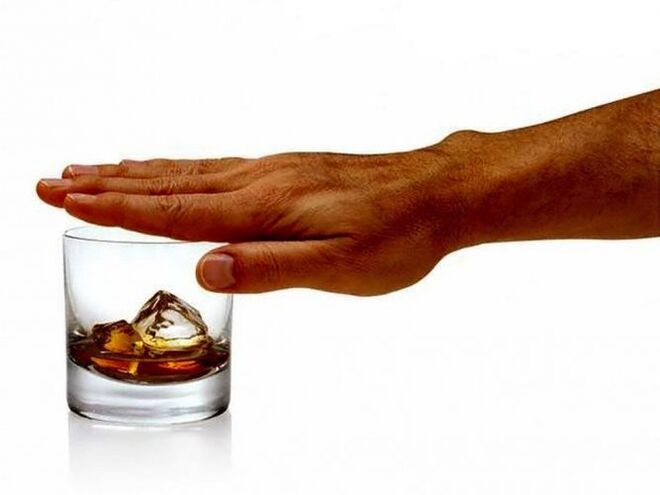 Es gibt keinen Alkohol